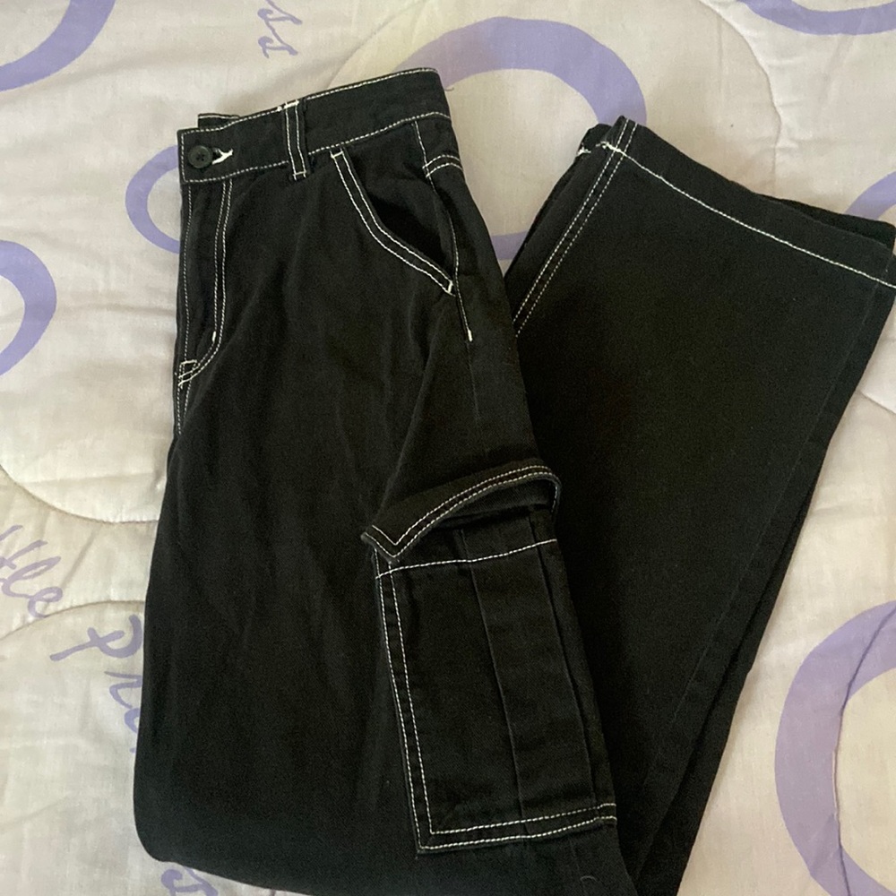 H&M black cargo pants